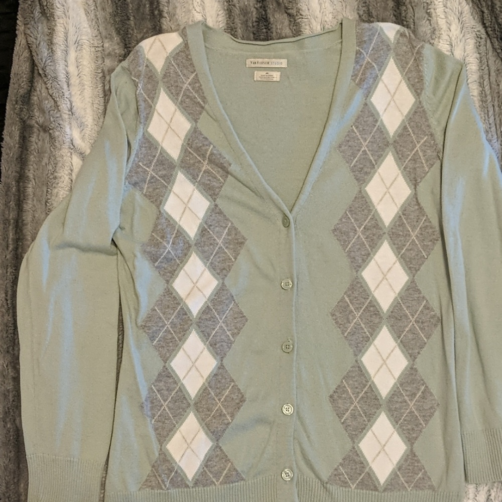 Van Heusen checkerd Cardigan